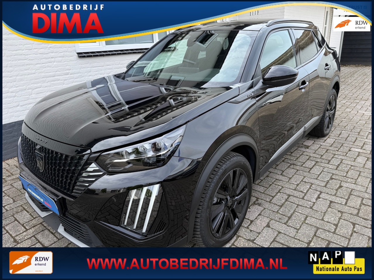 Peugeot 2008 - 1.2 Turbo GT-Pack Automaat/ 130 PK/ Pano/ 360 Camera/ Navi/ ECC/ LED - AutoWereld.nl