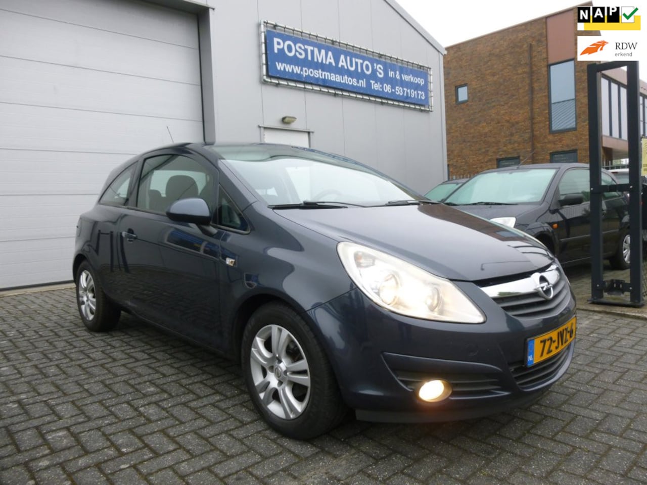 Opel Corsa - 1.2-16V Edition 1.2-16V Edition, airco, trekhaak. - AutoWereld.nl