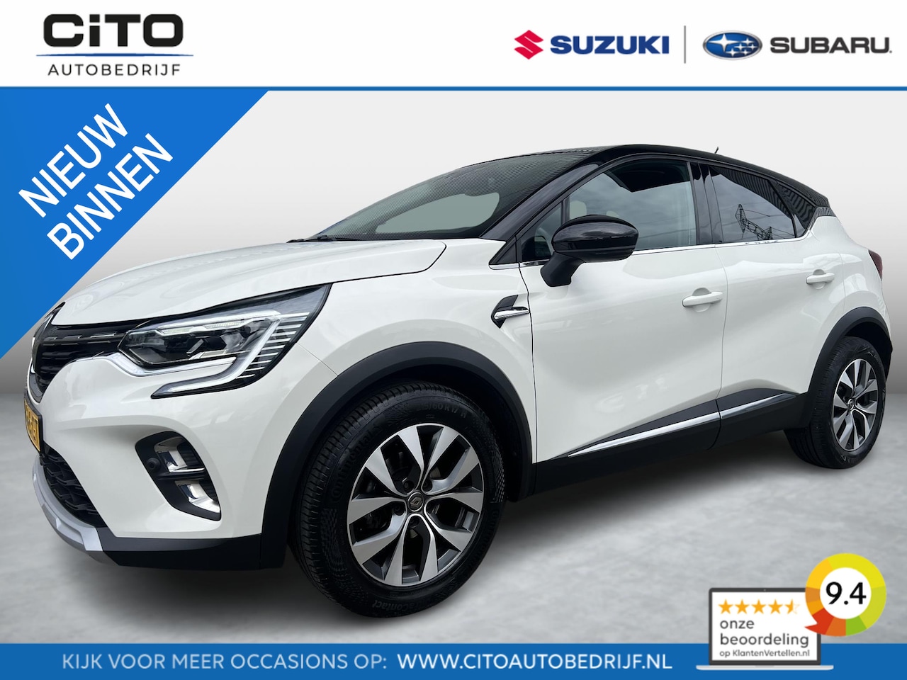 Renault Captur - 1.0 TCe 100 Intens | Trekhaak | 17" LM Velgen | Navigatie | Parkeersensoren Voor & Achter - AutoWereld.nl