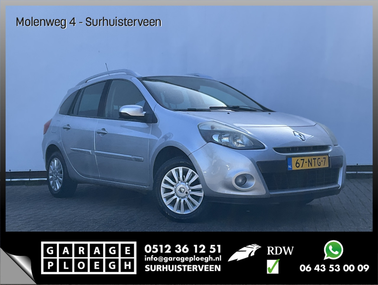 Renault Clio Estate - 1.2 TCE Collection Airco Cruise Navi Voll.Onderhoud! - AutoWereld.nl