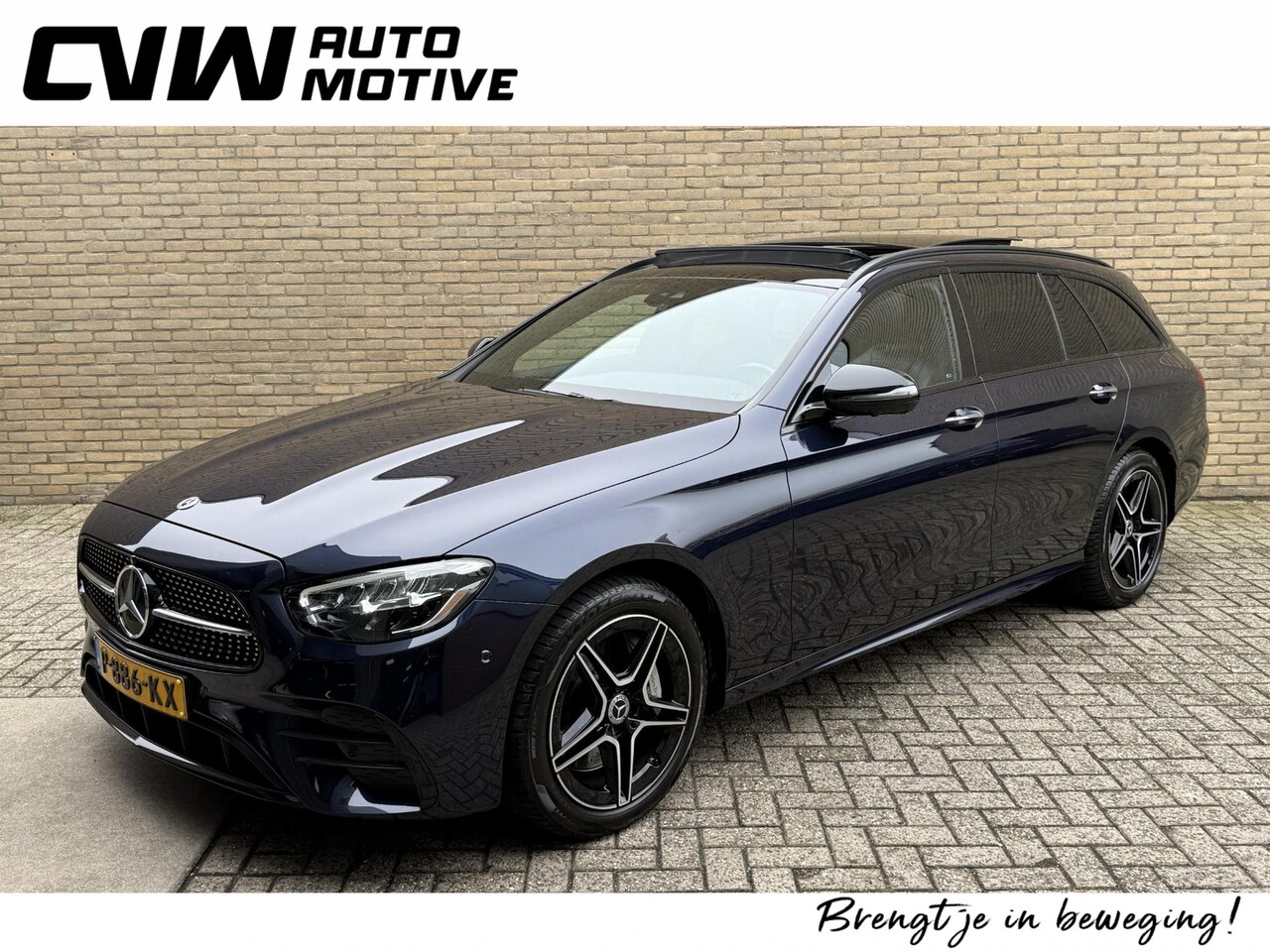 Mercedes-Benz E-klasse Estate - 300 e Business Solution AMG | Panoramadak | Leder interieur | Burmester | 360 camera | Ver - AutoWereld.nl