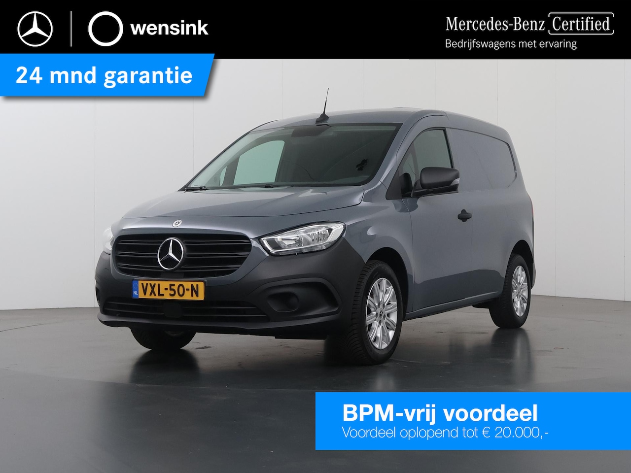 Mercedes-Benz Citan - 110 CDI L1 Pro | Airconditioning | Radio USB Bluetooth | Trekhaak | DAB+ | Certified | - AutoWereld.nl