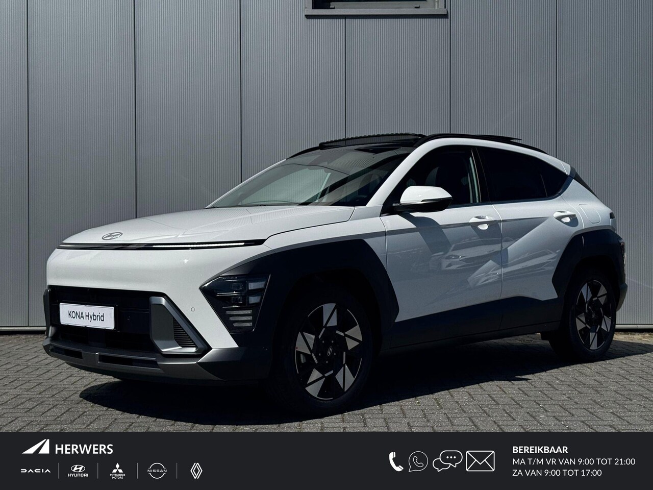 Hyundai Kona - 1.6 GDI HEV Premium Sky / 3000 Voordeel / Schuif- & Kanteldak / Stoelverkoeling / Stoelver - AutoWereld.nl