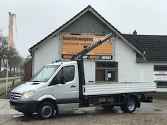 Mercedes-Benz Sprinter - 516 CDI euro 5 L3 open laadbak pick up Hiab kraan