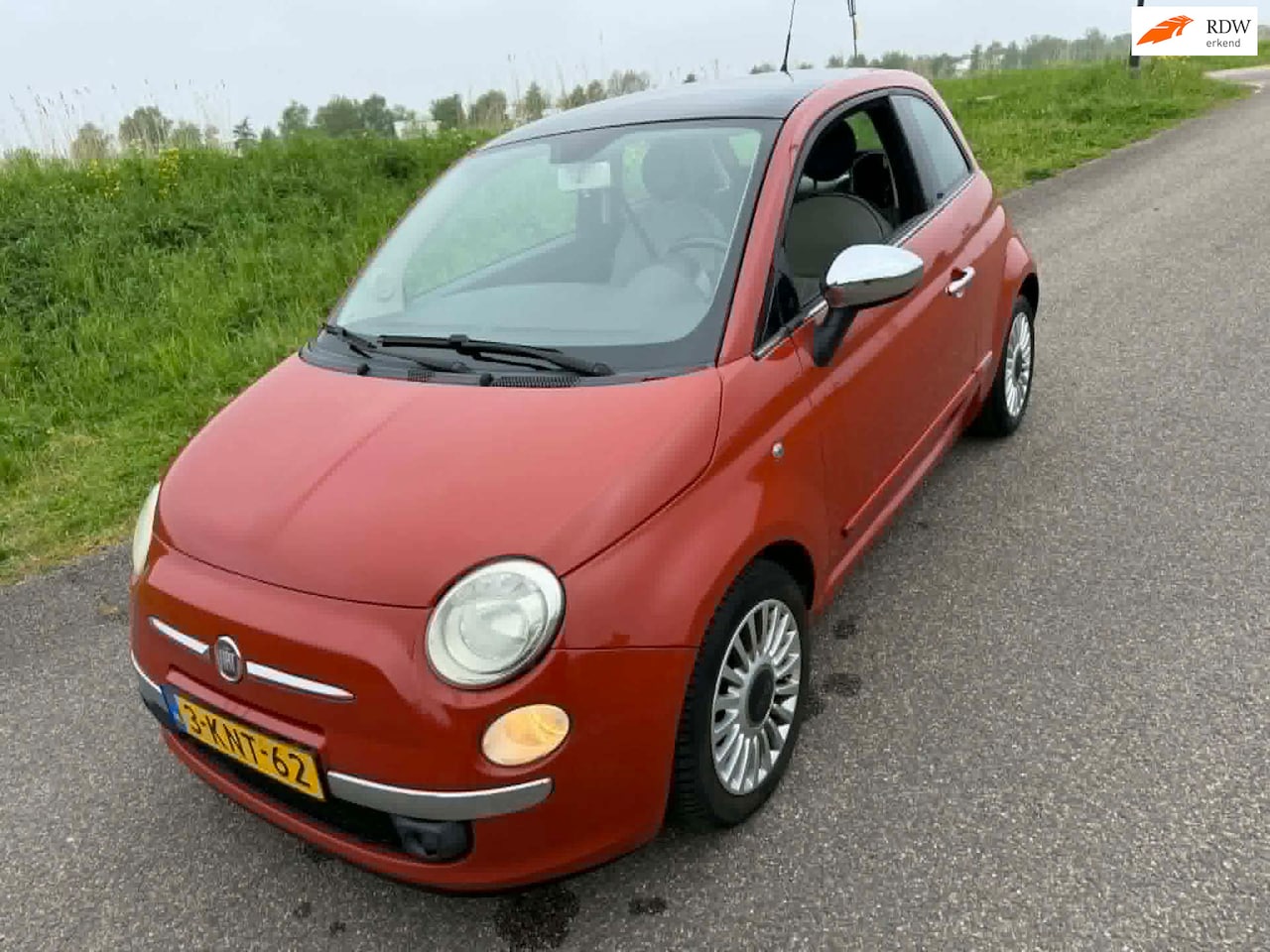 Fiat 500 - 1.2 Lounge airco lichtmetalen velgen nw apk beurtje & garantie ! - AutoWereld.nl