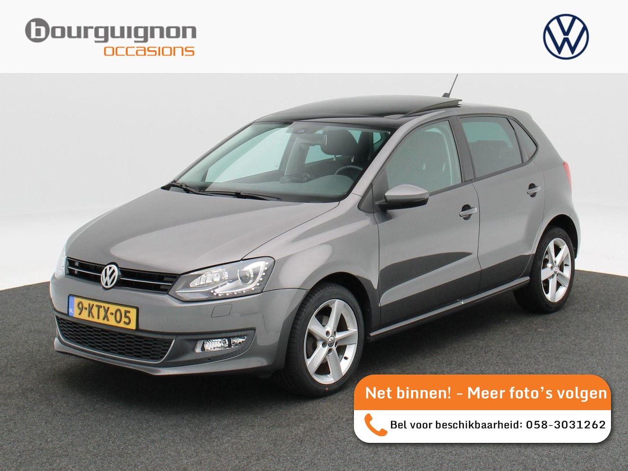 Volkswagen Polo - 1.2 TSi Automaat Highline Edition | Panoramadak | Cruise Control | Climatronic | Bluetooth - AutoWereld.nl