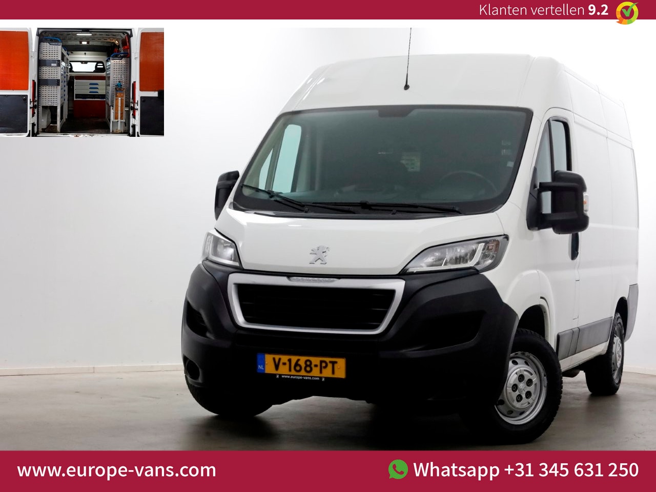 Peugeot Boxer - 2.0 BlueHDI E6 130pk L1H2 Premium Navi/Camera/Inrichting 06-2018 - AutoWereld.nl