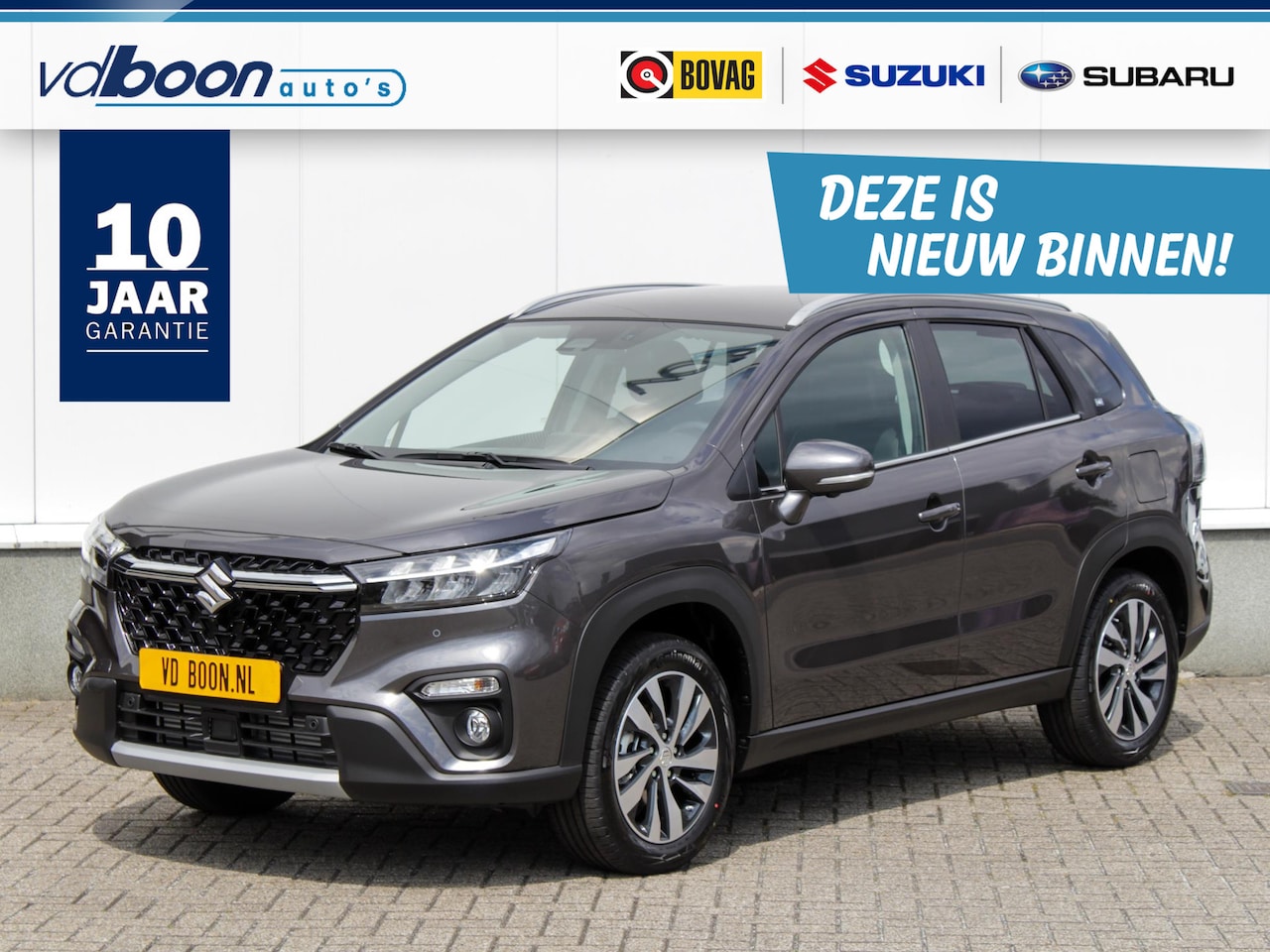 Suzuki S-Cross - 1.4 Boosterjet AllGrip Style Hybrid Automaat | Schuifdak | Adap. Cruise | Camera | Trekhaa - AutoWereld.nl