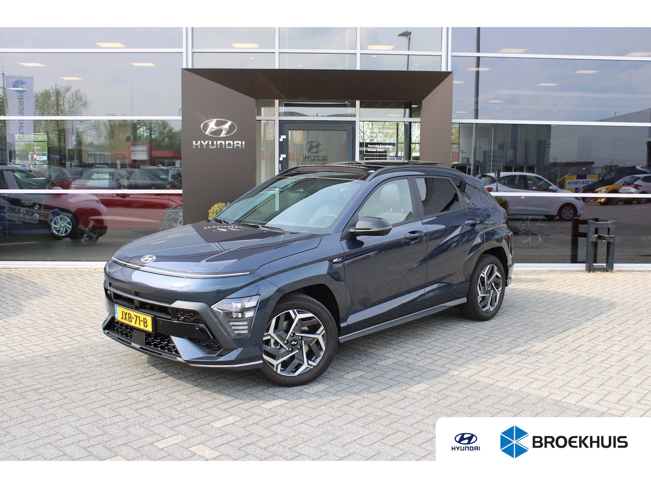 Hyundai Kona - 1.6 GDI HEV N Line Sky | Achterbank in delen neerklapbaar | Achterruitverwarming | Achters - AutoWereld.nl