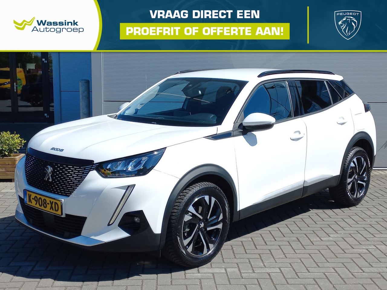 Peugeot 2008 - 1.2T 100pk Allure Pack | Climate control | Navigatie | Lm velgen | Camera | Apple / Androi - AutoWereld.nl