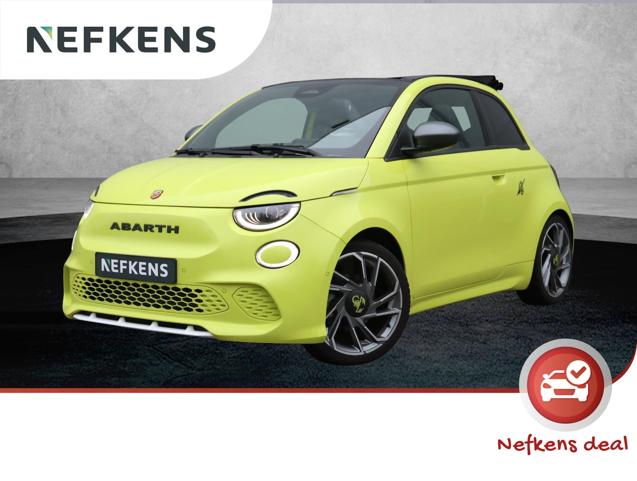 Abarth 500 - C 42 kWh 155pk Cabrio | Alcantara interieur | Navigatie | AppleCarplay/Android | Verwarmde - AutoWereld.nl
