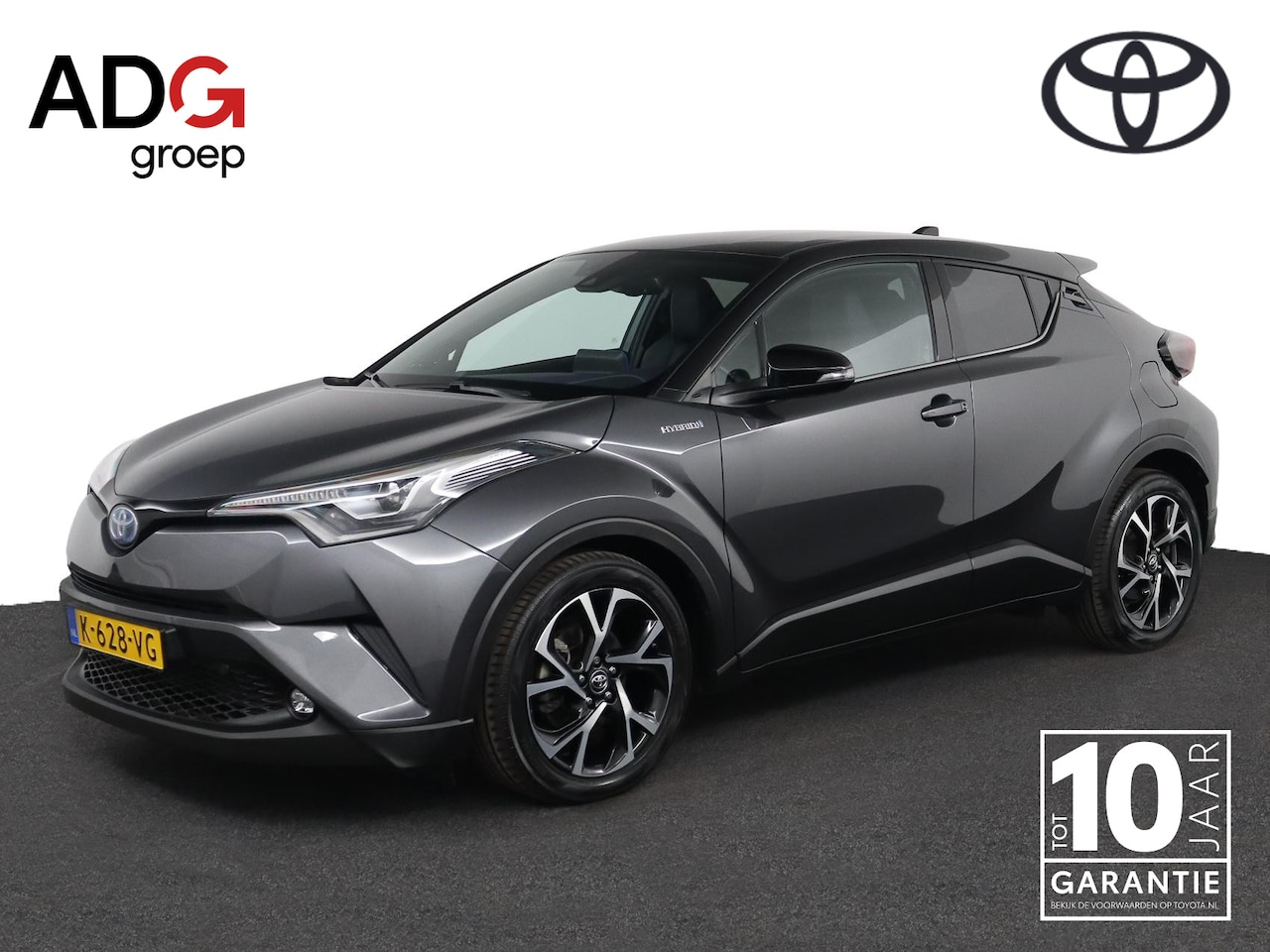 Toyota C-HR - 1.8 Hybrid Bi-Tone | Stoelverwarming | JBL Audio | Parkeersensoren | Leer | Navigatie | - AutoWereld.nl
