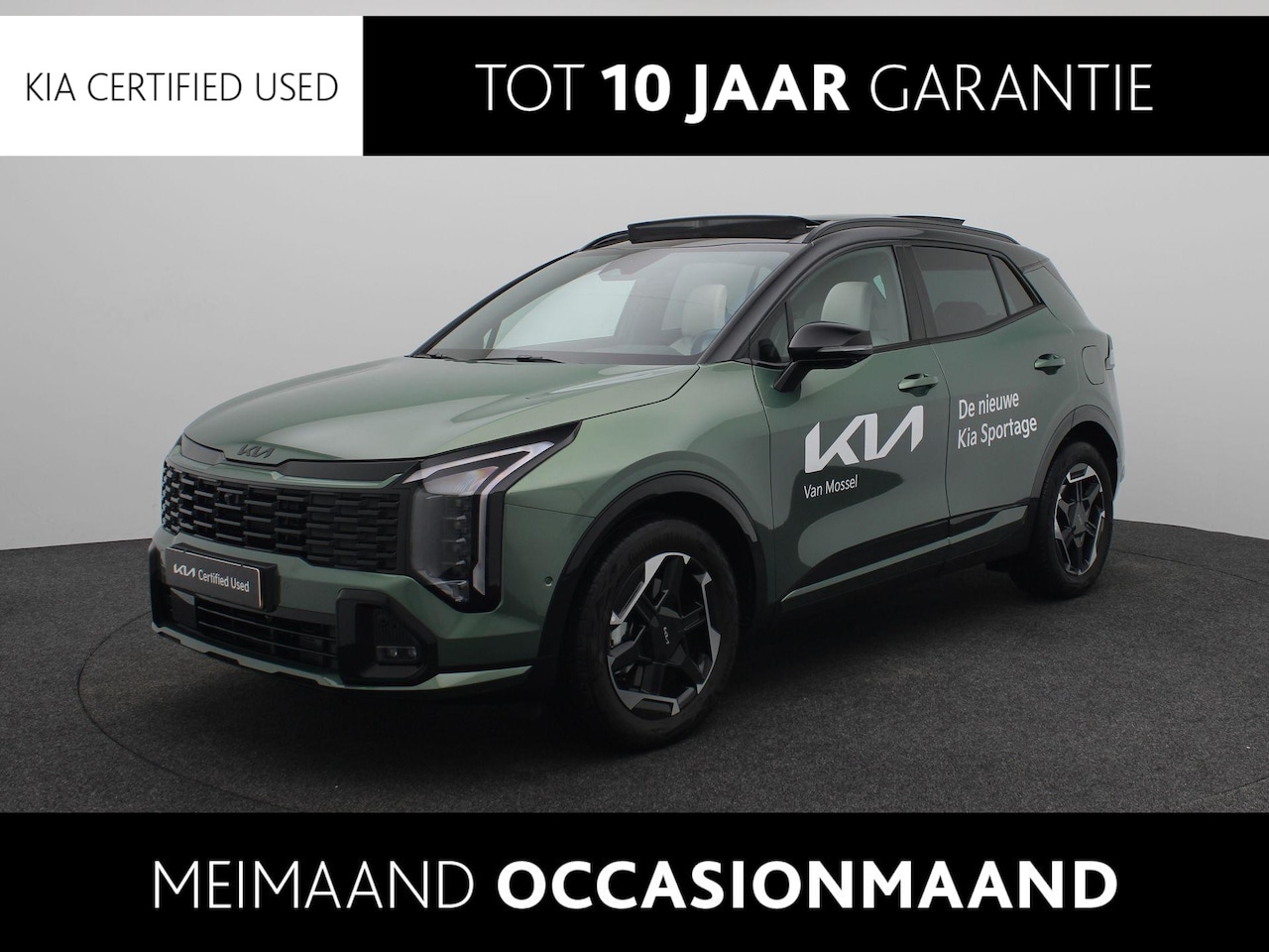 Kia Sportage - 1.6 T-GDi Hybrid GT-PlusLine Pano. Dak | Elektr. stoel met geheugen | 360 Camera | LM Velg - AutoWereld.nl