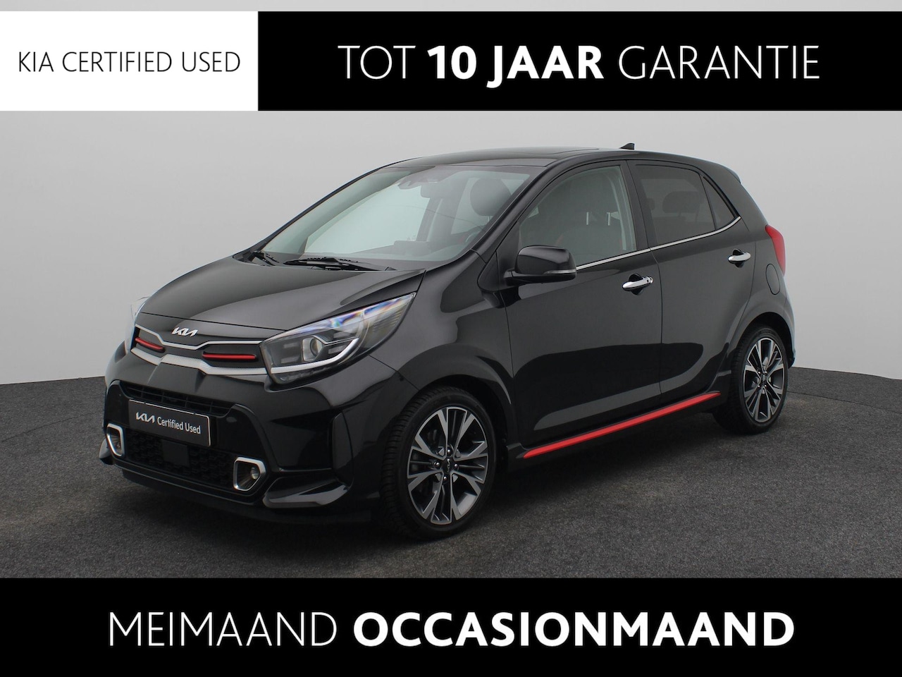 Kia Picanto - 1.0 T-GDi GT-Line 5p | Leder | Clima | Camera | Stoel & Stuurverwarming | Open Dak | Navi - AutoWereld.nl