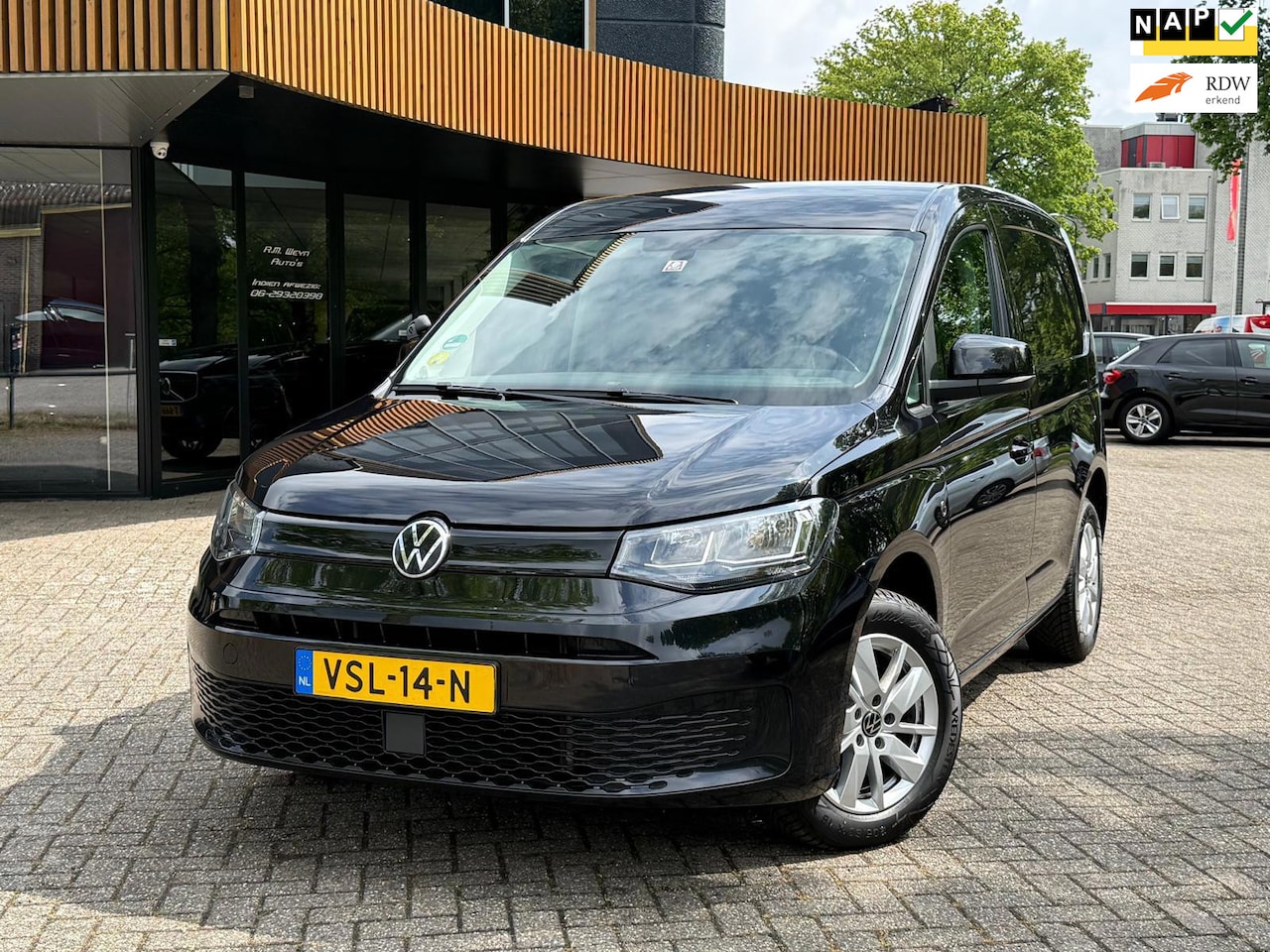 Volkswagen Caddy Cargo - 2.0 TDI|EXCL.BTW|Rijklaar!|Carplay|Flexmo|Dealeronderhouden|1e Eigenaar - AutoWereld.nl