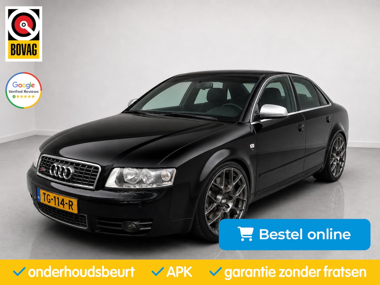 Audi V8 - 4.2 quattro S4 Pro Line Limousine| Cruisecontrol|Vol-leder|Memmory Seats|Schuifdak| - AutoWereld.nl