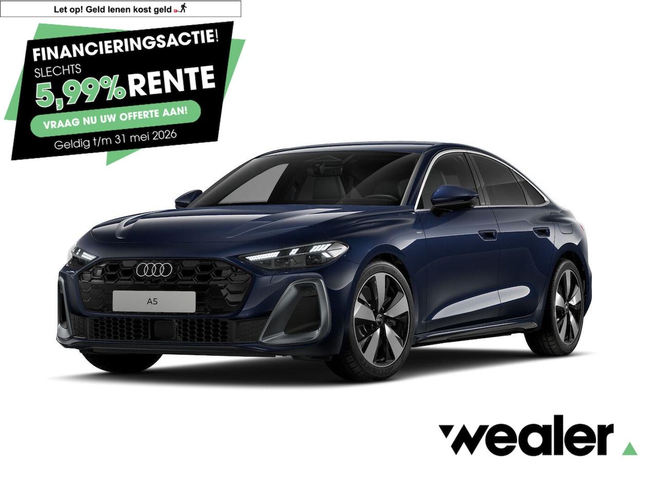 Audi A5 Limousine - 2.0 e-hybrid quattro S edition | 299 PK | Trekhaak | Matrix LED koplampen | Top view 360 | - AutoWereld.nl