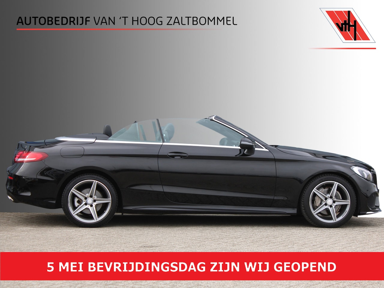 Mercedes-Benz C-klasse Cabrio - 180 AUT9 AMG LINE AIRSCARF CAMERA NAVI TREKHAAK - AutoWereld.nl