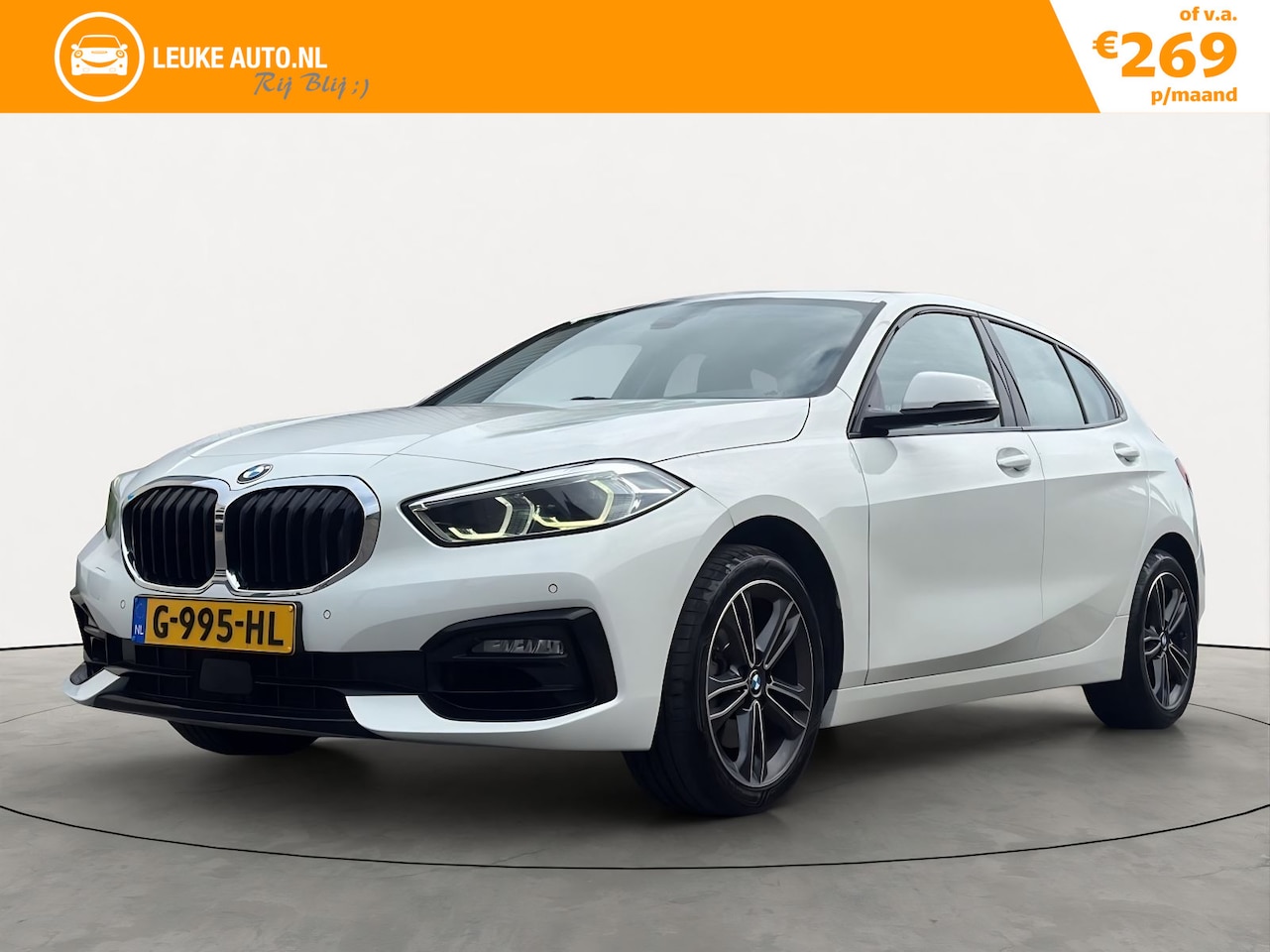 BMW 1-serie - 118i 140PK Automaat Sport-Line Virtual Cockpit Leer - AutoWereld.nl