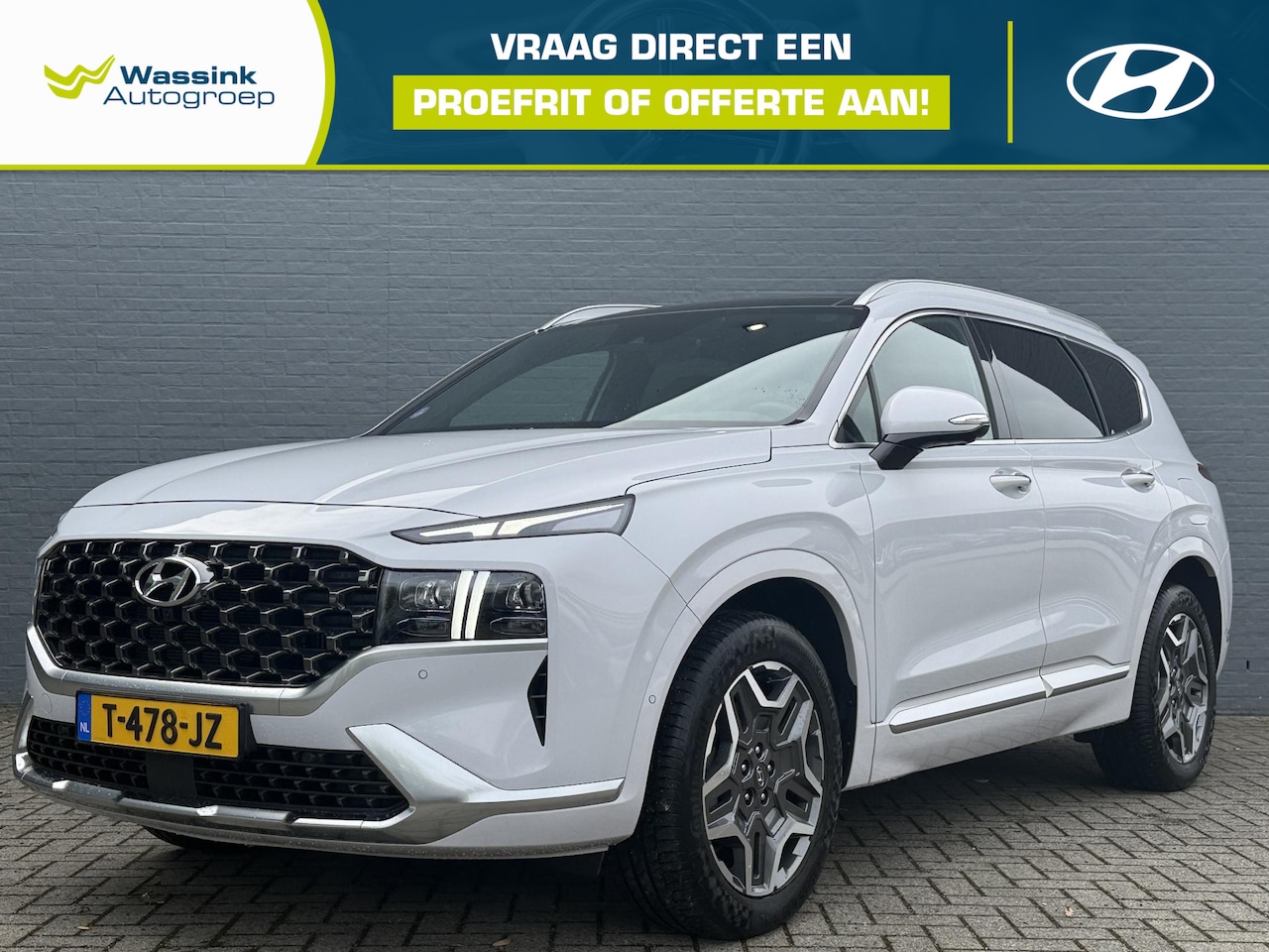 Hyundai Santa Fe - 1.6 T-GDI PHEV Premium Plus Sky 1.6 T-GDI PHEV Premium Plus Sky - AutoWereld.nl