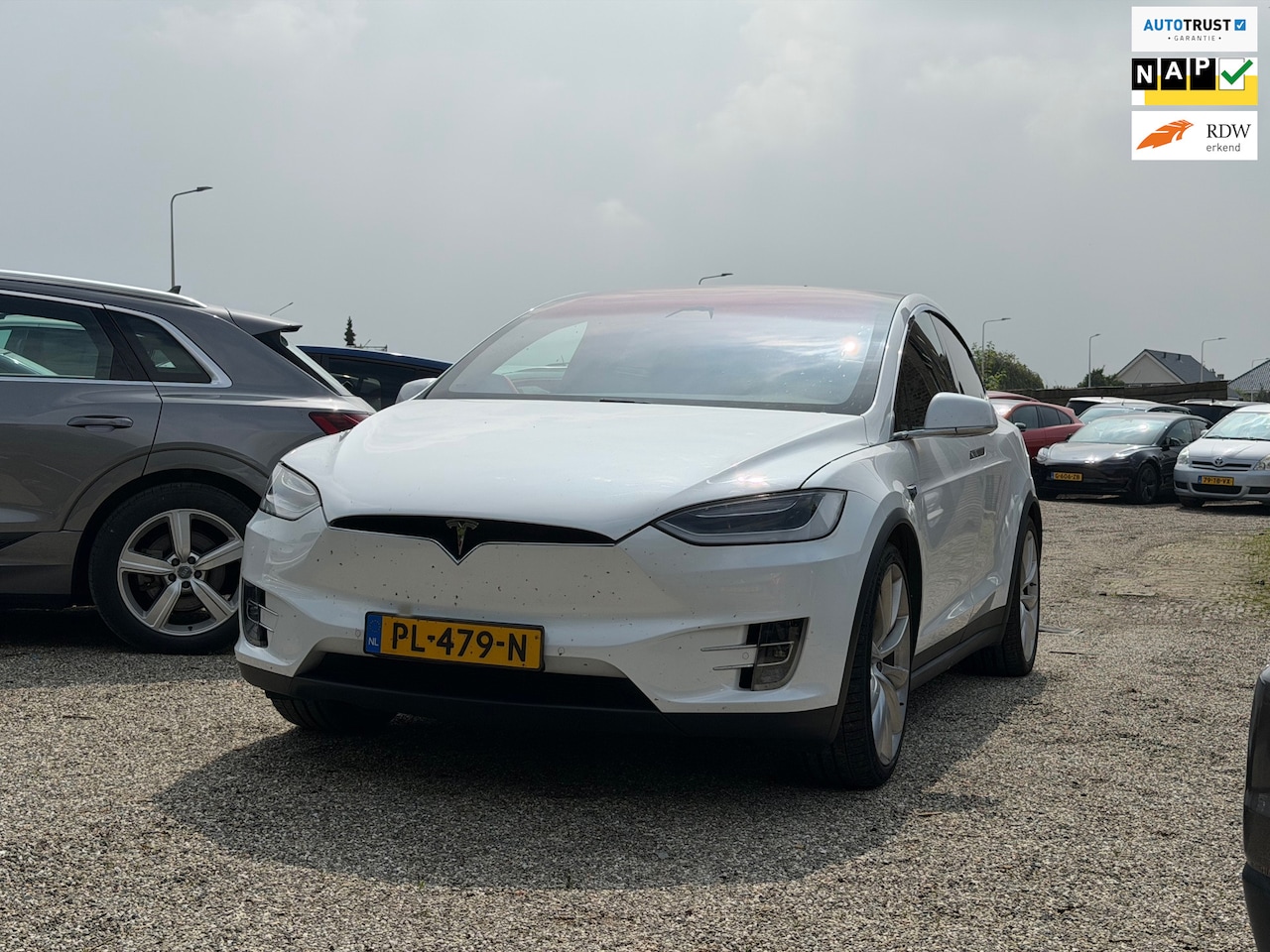Tesla Model X - 90D Base 6p. Enhanced AutoPilot Free Wifi Nette Auto 86,3% SOH - AutoWereld.nl