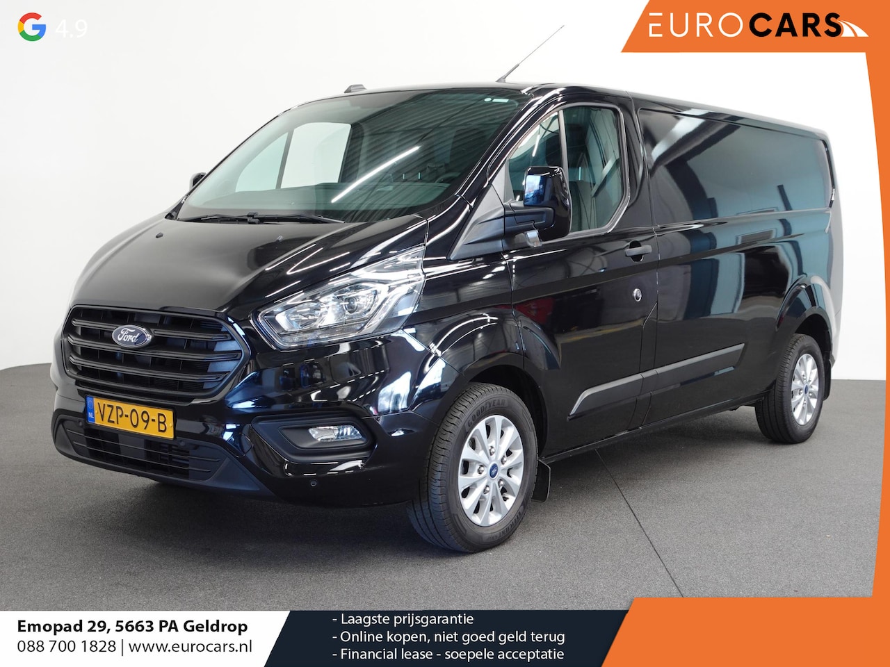 Ford Transit Custom - 300 2.0 TDCI L2H1 Trend Automaat Airco Navi Cruisecontrol Camera Parkeersensoren Trekhaak - AutoWereld.nl