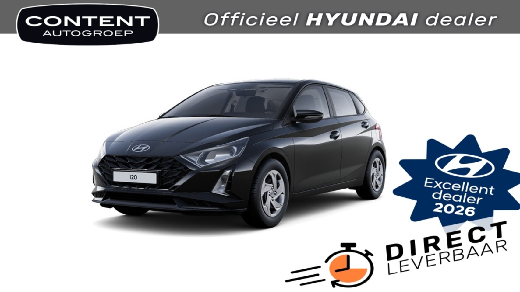 Hyundai i20 - 1.0 T-GDI 90pk E-Motion || Direct Leverbaar - AutoWereld.nl