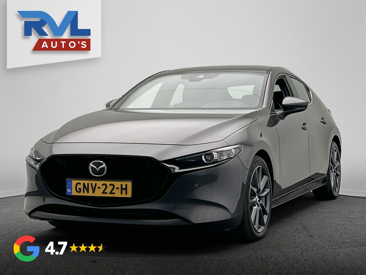 Mazda 3 - 2.0 e-SkyActiv-G M Hybrid 122 | Trekhaak | Head/up | Rondomzicht/Camera | Leder | - AutoWereld.nl