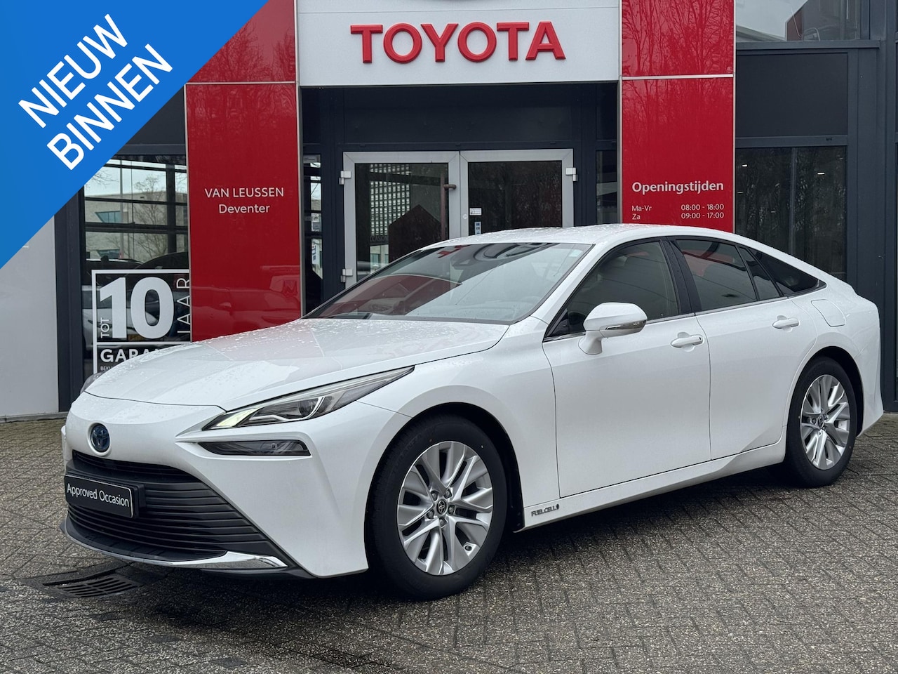 Toyota Mirai - Dynamic DYNAMIC FUEL CELL KEYLESS JBL-AUDIO STOELVERWARMING APPLE/ANDROID CLIMA CAMERA AD- - AutoWereld.nl