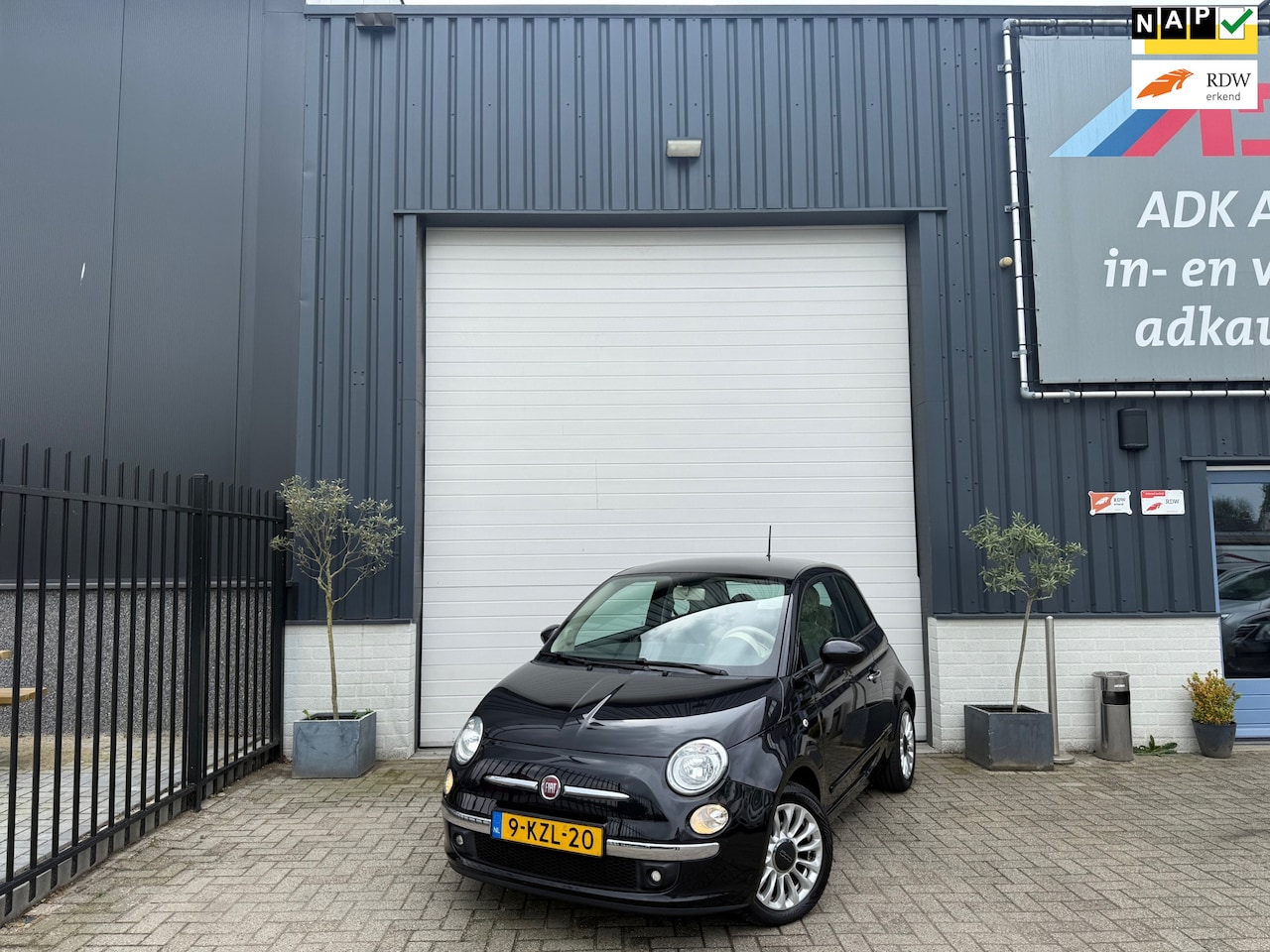 Fiat 500 - 0.9 TwinAir Lounge PANORAMA DAK/AIRCO/LM VELGEN - AutoWereld.nl