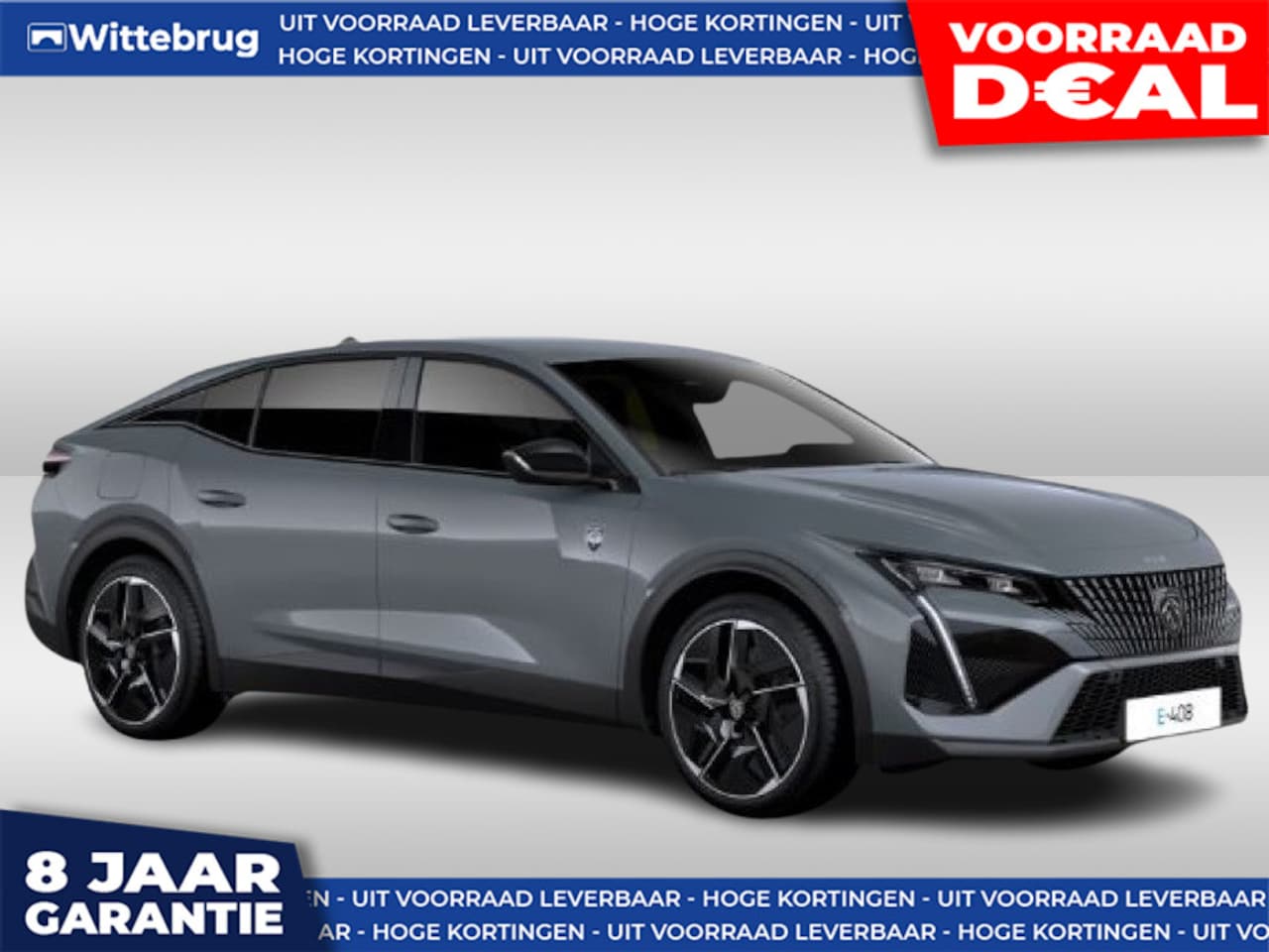 Peugeot e-408 - GT Avantage 58 kWh NET BINNEN - 8 JAAR GARANTIE- FOCAL-PANODAK - AutoWereld.nl
