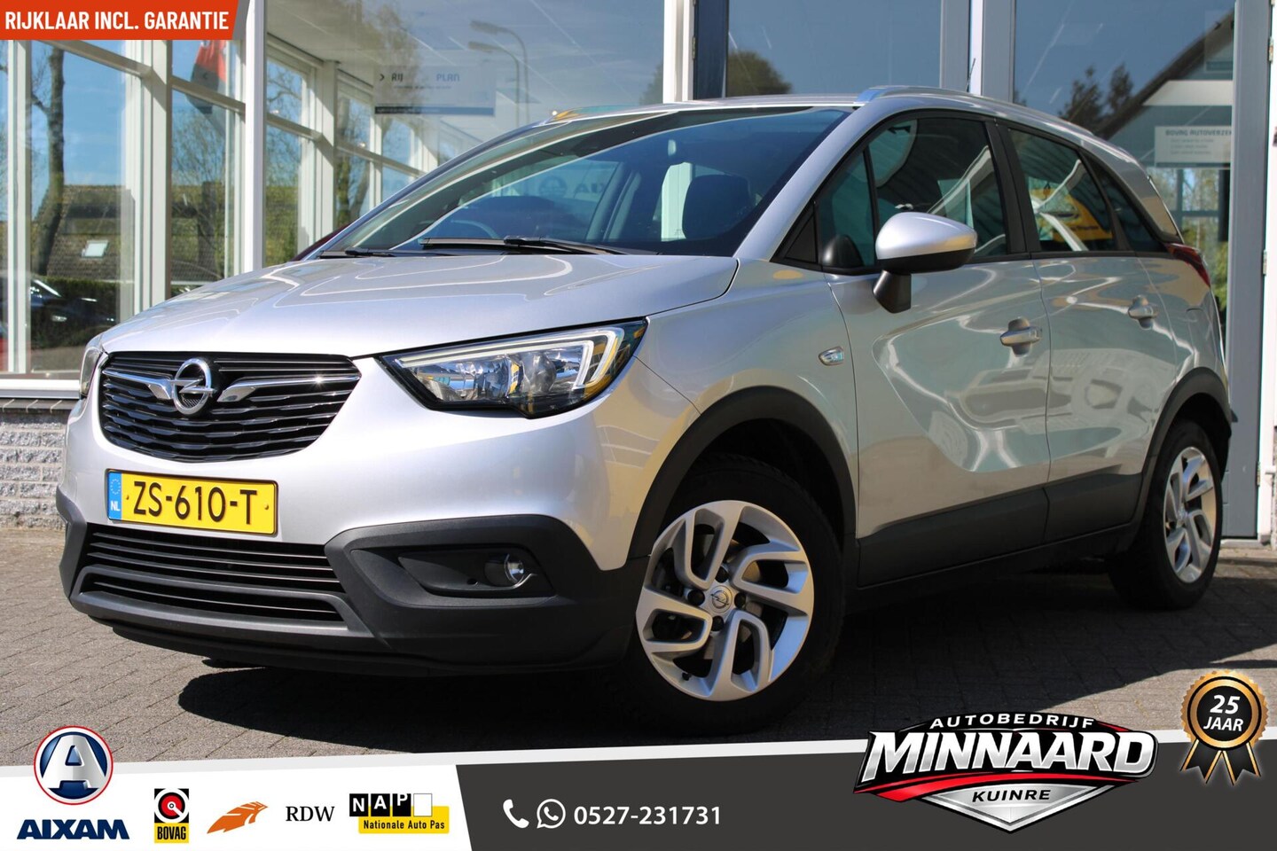 Opel Crossland X - 1.2 Turbo Edition|Egr Stoelen|Navigatie|Pdc|Carplay|1e Eigenaar| - AutoWereld.nl