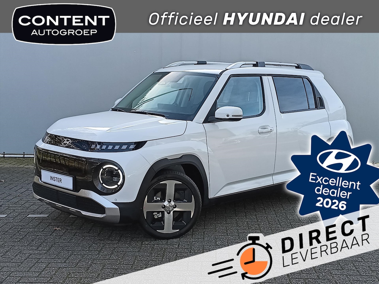 Hyundai Inster - 49 kWh 4-zits Evolve | Snel Leverbaar - AutoWereld.nl