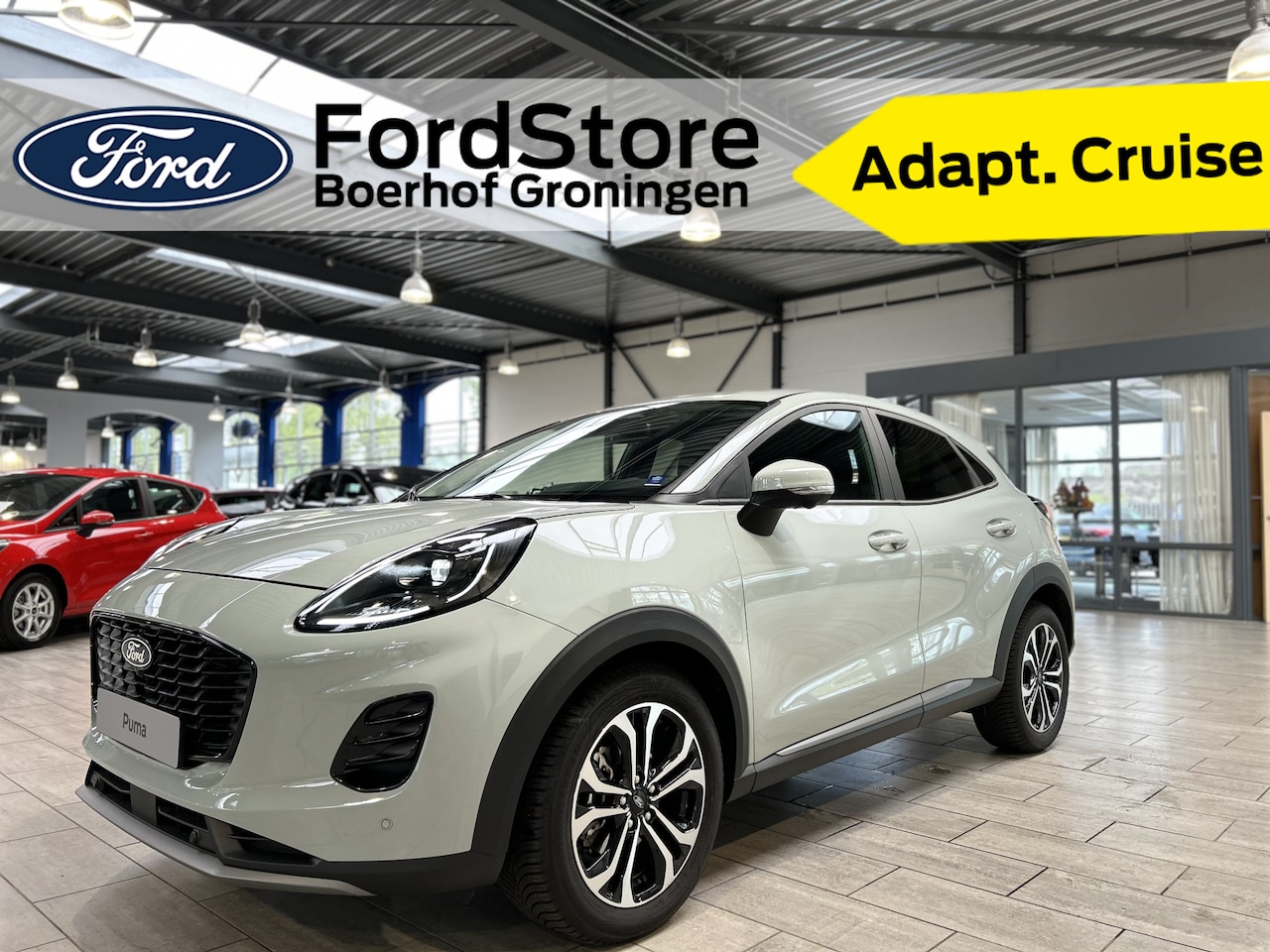 Ford Puma - EcoBoost Hybrid 125pk Titanium | Winterpack | Adapt. Cruise | Dodehoek detectie | 360 Came - AutoWereld.nl