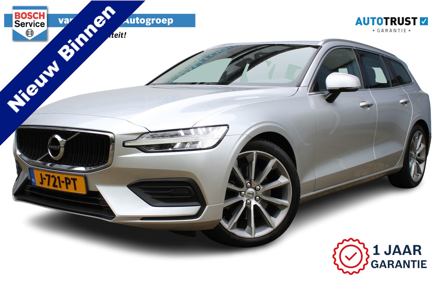 Volvo V60 - 2.0 T4 Momentum Pro | Incl. 12 maanden Garantie | 1e Eigenaar | Wegklapbare trekhaak | Sto - AutoWereld.nl