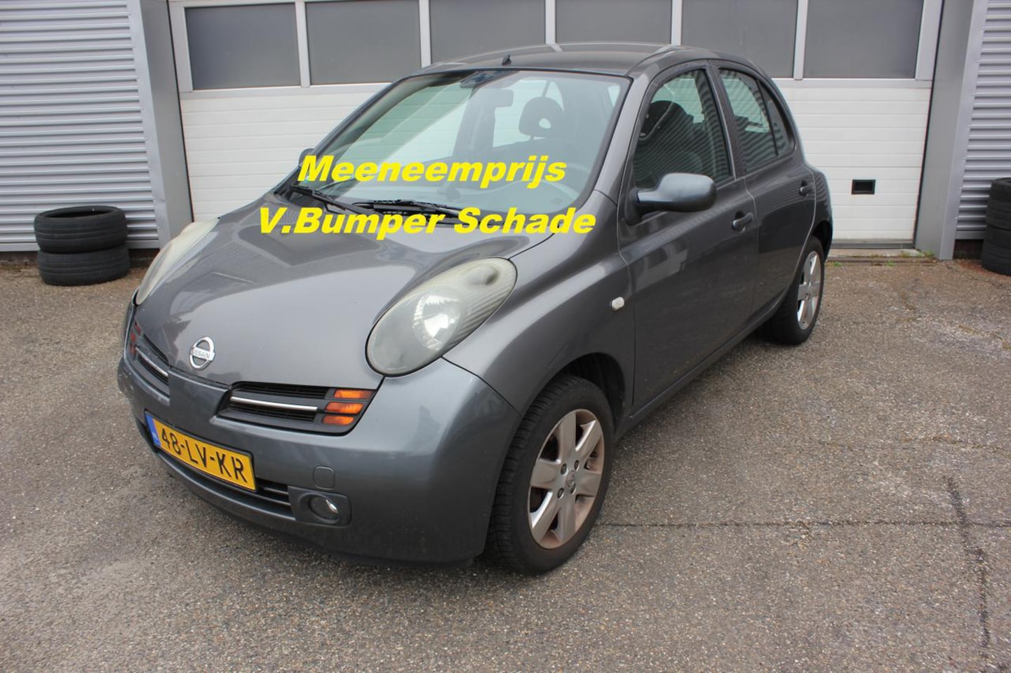 Nissan Micra - 1.4 AIRCO MEENEEMPRIJS MET VOOR BUMPER SCHADE - AutoWereld.nl