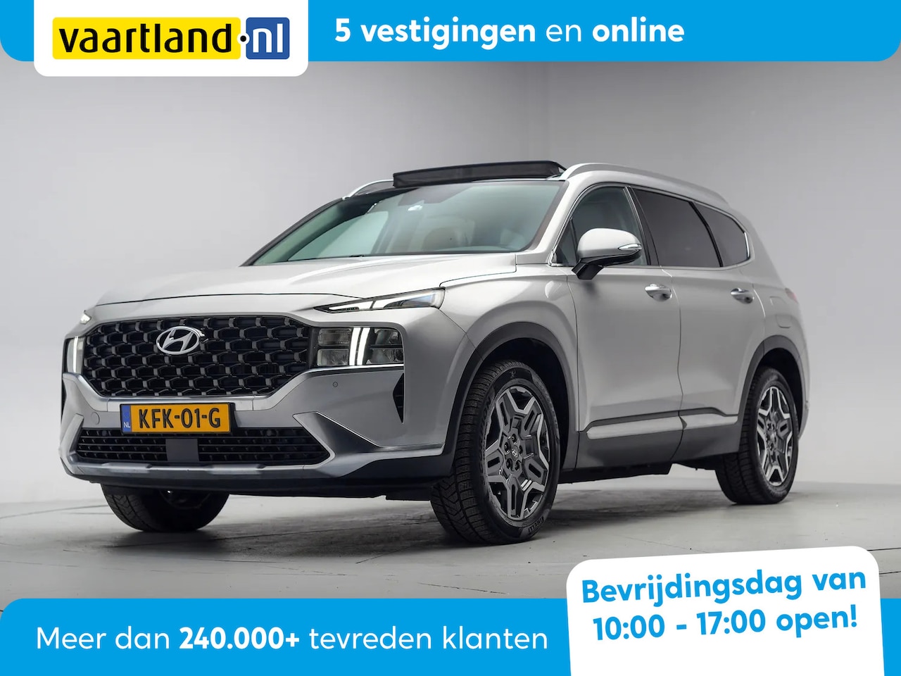 Hyundai Santa Fe - 1.6 T-GDI PHEV Premium Sky Aut. 7-pers [ Panorama Leder Adapt.cruise 360°-camera ] - AutoWereld.nl