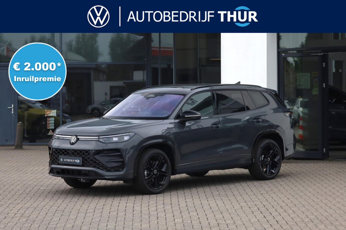 Volkswagen Tayron - 1.5 eHybrid R-Line Edition 1.5 eHybrid R-Line Edition 272PK / 200kW, LED Matrix (IQ. Light), panoramadak, 360° rondom - AutoWereld.nl