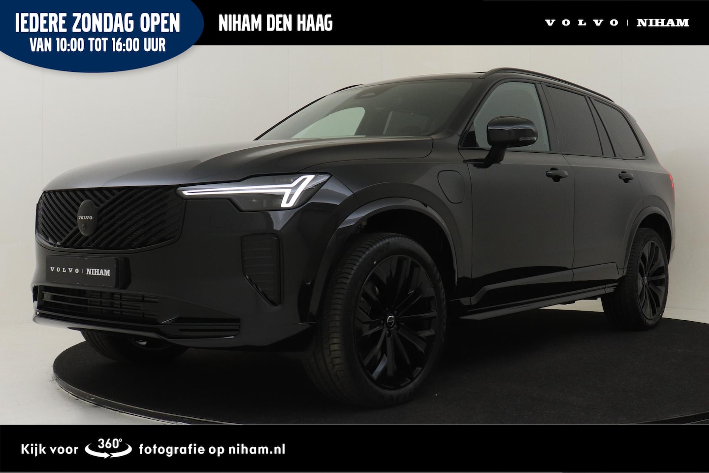 Volvo XC90 - II T8 PLUG-IN HYBRID AWD ULTRA BLACK EDITION -PANO.DAK|BOWERS&WILKINS|LUCHTVERING|360°CAM| - AutoWereld.nl