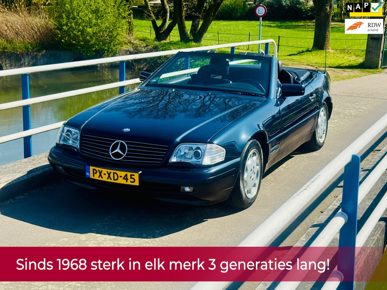 Mercedes-Benz SL-klasse Cabrio - 500 AUTOMAAT! Dealer ONDERHOUDEN! NL AUTO 3e eigenaar! uitmuntende staat! - AutoWereld.nl