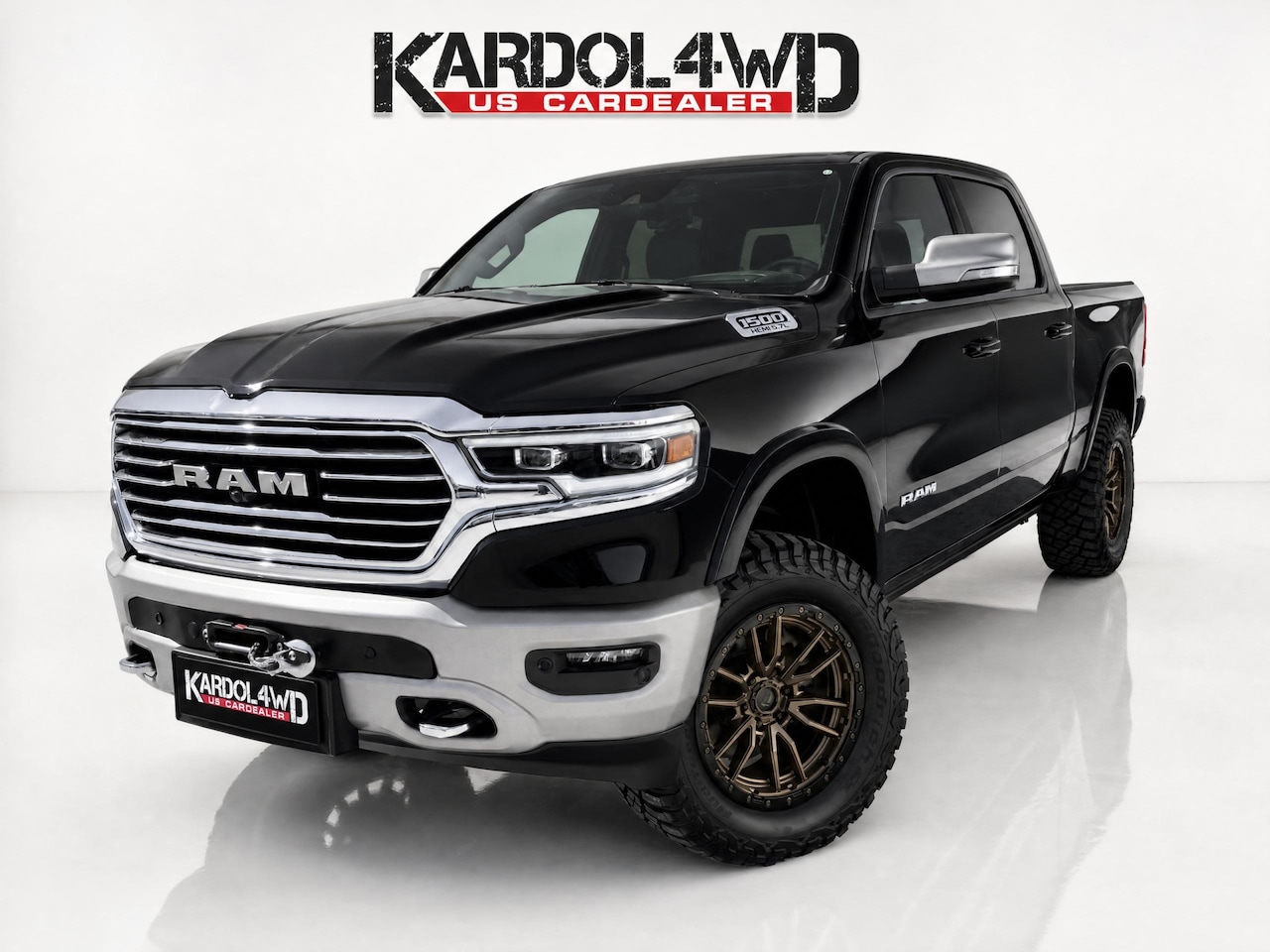 Dodge Ram 1500 - 5.7 V8 4x4 Crew Cab Longhorn | Bakflip | Incl LPG | Fuel 22INCH velgenset| Geheel rijklaar - AutoWereld.nl