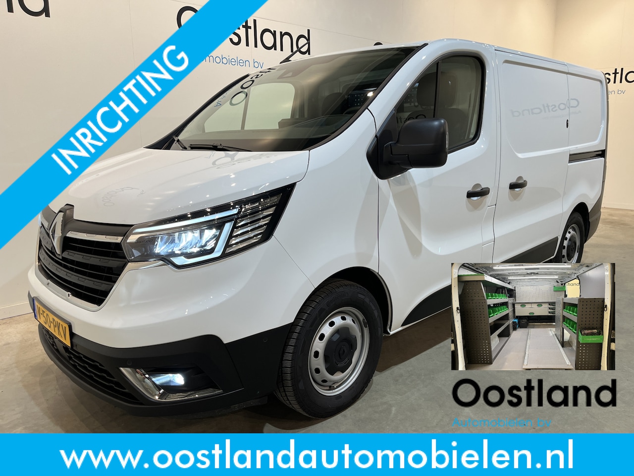 Renault Trafic - 2.0 dCi 130 PK L1H1 Servicebus / Inrichting / Euro 6 / Schuifdeur L + R / 220V. / Airco / - AutoWereld.nl