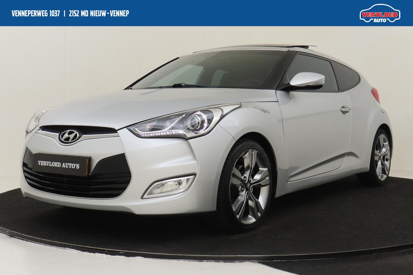 Hyundai Veloster - 1.6 GDI/140PK I-CATCHER -PANO.DAK|CRUISE|LEDER|KEYLESS|CAMERA|STOELVERWARMING|18" - AutoWereld.nl