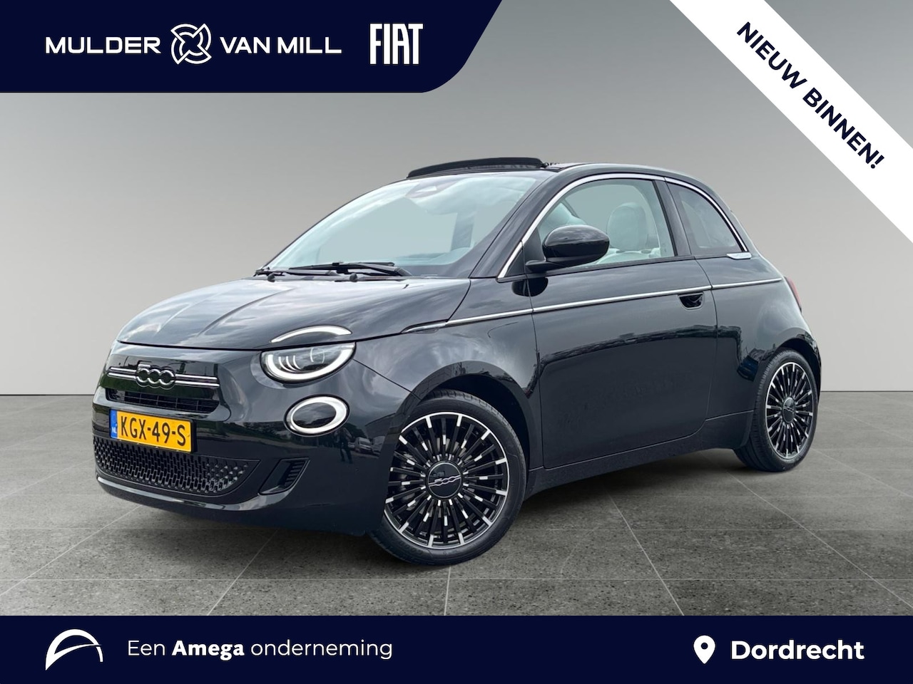 Fiat 500 C - 1.0 Hybrid La Prima | Climate Control | Camera | Carplay | Stoelverw. | - AutoWereld.nl