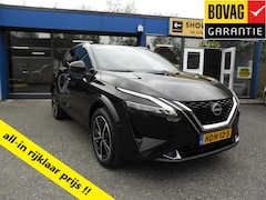Nissan Qashqai - 1.3 Hybrid 158PK Automaat Tekna Plus Massage Pano Dak 1800kg trek gewicht