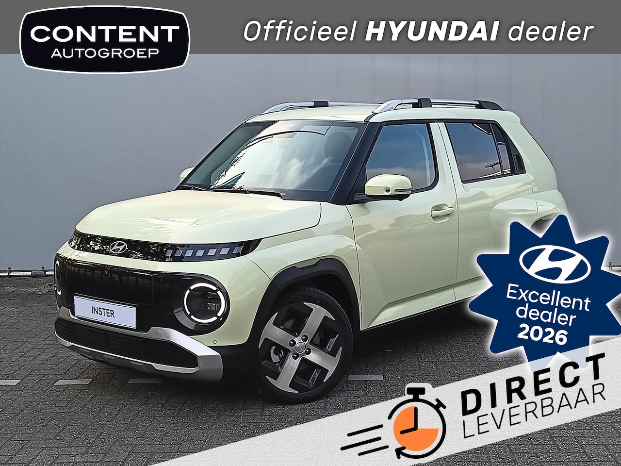 Hyundai Inster - 49 kWh Evolve Winter & Tech MY26 | Snel Leverbaar - AutoWereld.nl