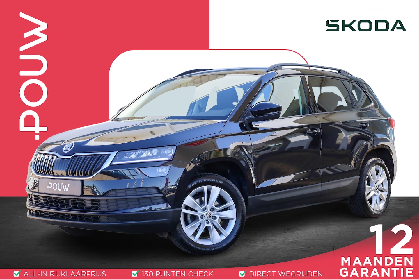 Skoda Karoq - 1.0 TSI 110pk Business Edition Plus | Trekhaak | Achteruitrijcamera | Apple CarPlay / Andr - AutoWereld.nl