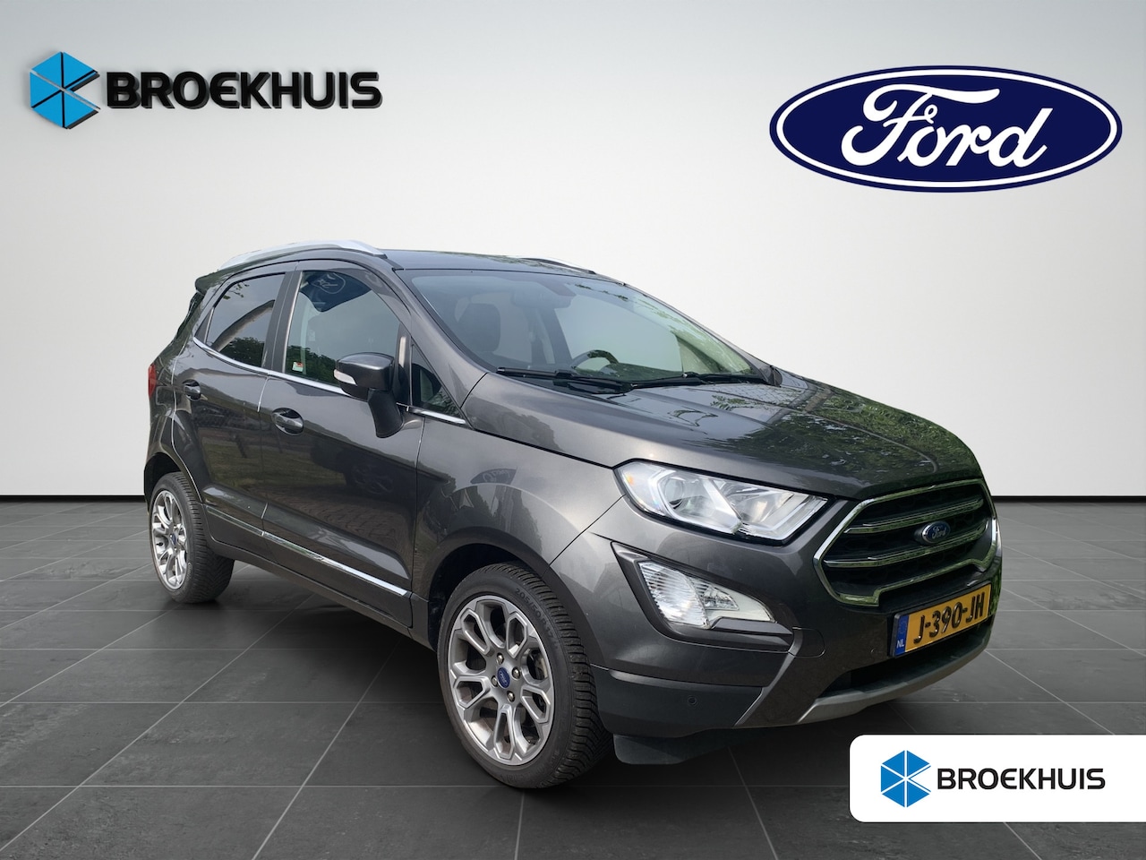 Ford EcoSport - 1.0 EcoBoost Titanium Automaat 125pk | Schuif kanteldak | Winterpack | Dodehoek Detectie | - AutoWereld.nl