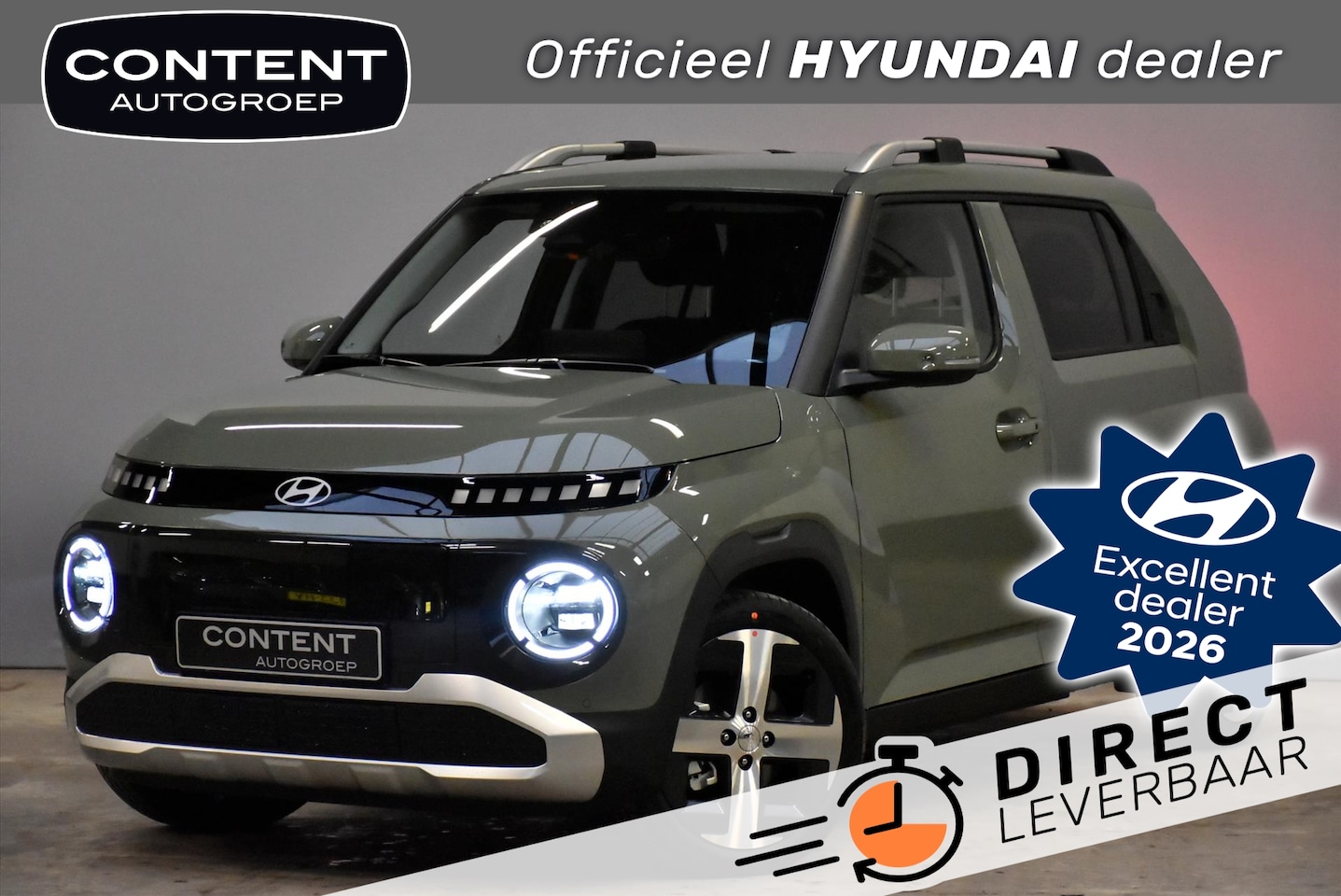 Hyundai Inster - 49 kWh Evolve Winter & Tech MY26 | Snel Leverbaar - AutoWereld.nl
