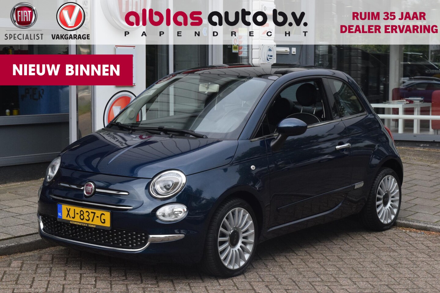Fiat 500 - 80pk Turbo Lounge|Automaat|Carplay|Unieke km! - AutoWereld.nl